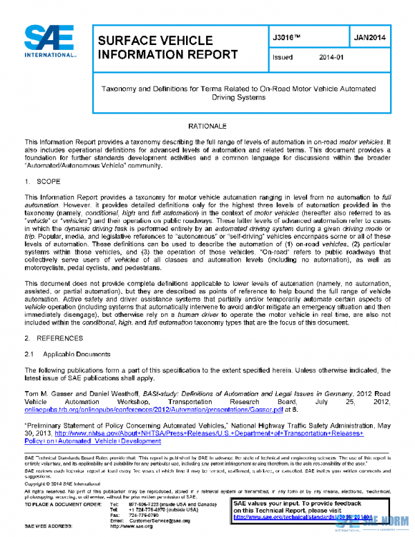 SAE J3016_201401 PDF