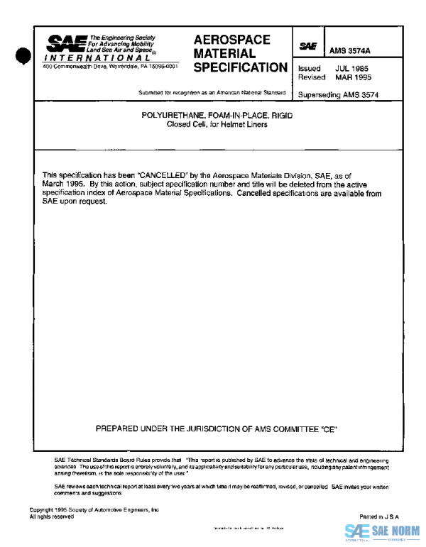 SAE AMS3574A PDF