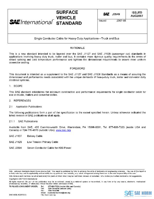 SAE J2549_200708 PDF SAE J2549_200708 PDF