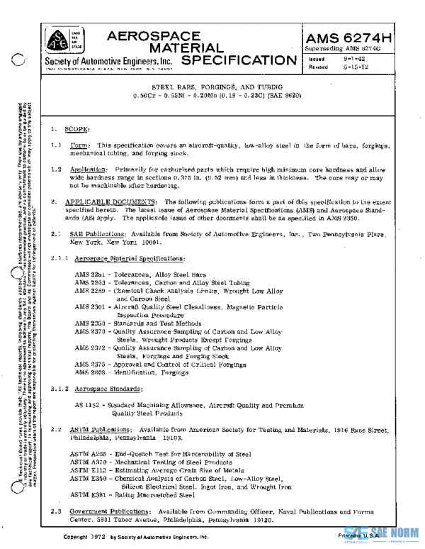 SAE AMS6274H PDF