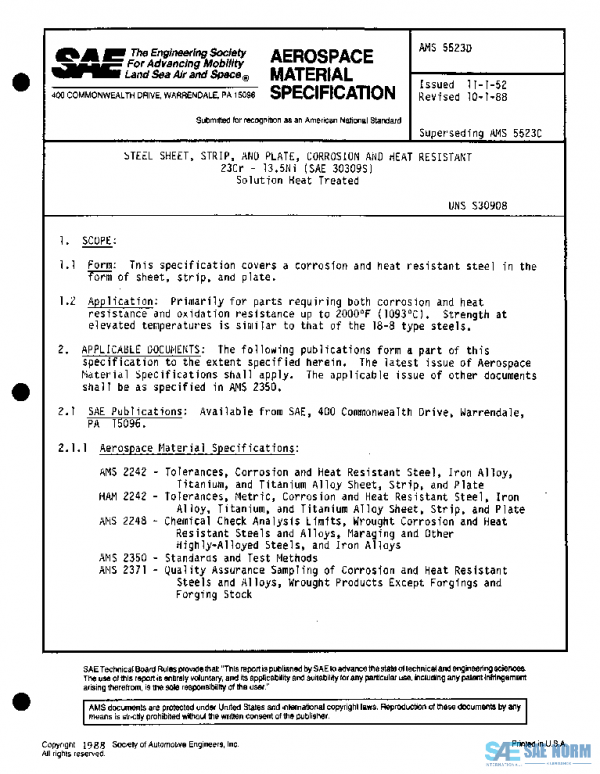 SAE AMS5523D PDF