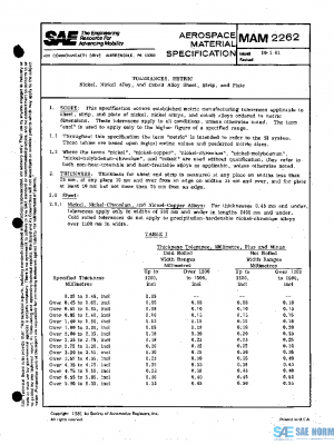 SAE MAM2262 PDF