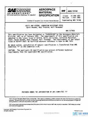 SAE AMS7474C PDF