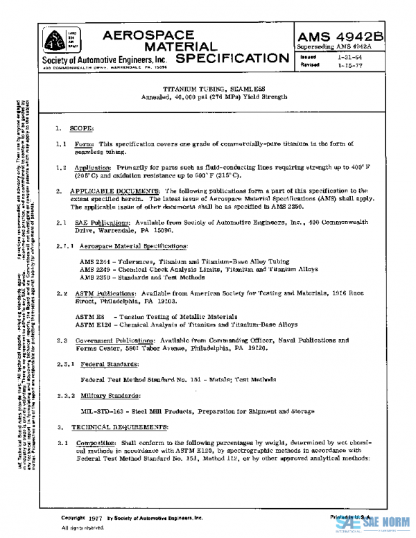 SAE AMS4942B PDF SAE AMS4942B PDF