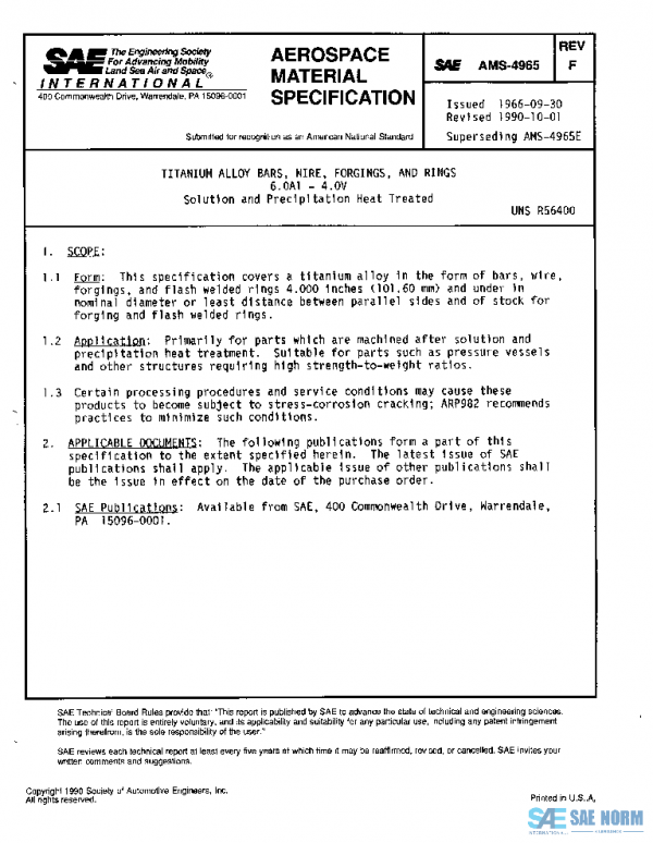 SAE AMS4965F PDF