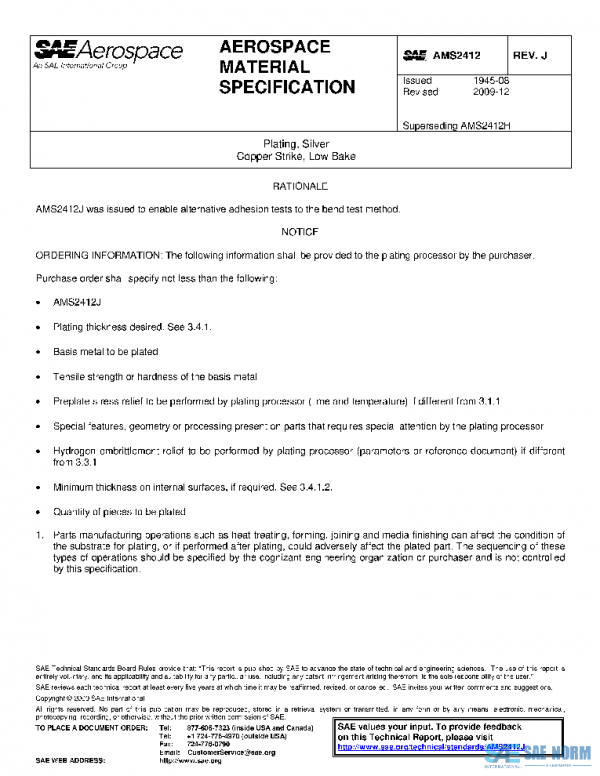 SAE AMS2412J PDF SAE AMS2412J PDF