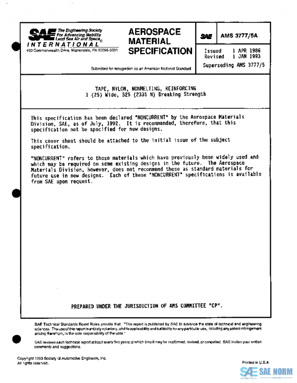 SAE AMS3777/5A PDF