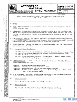 SAE AMS5540J PDF