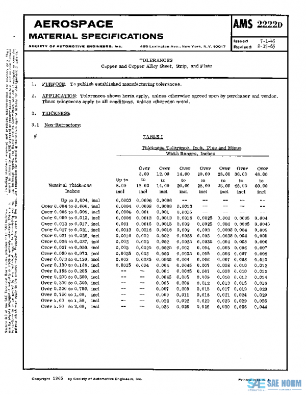 SAE AMS2222D PDF