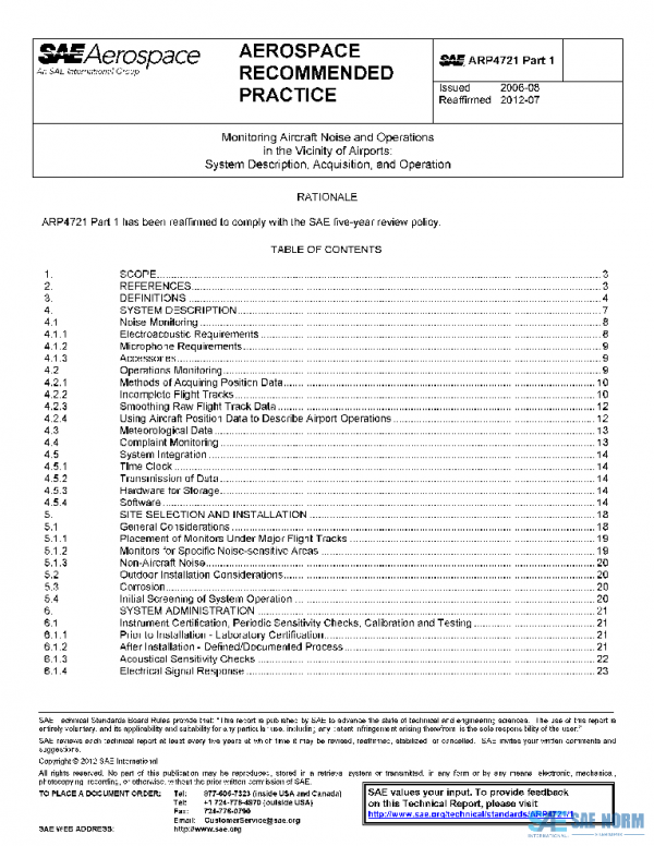 SAE ARP4721/1 PDF