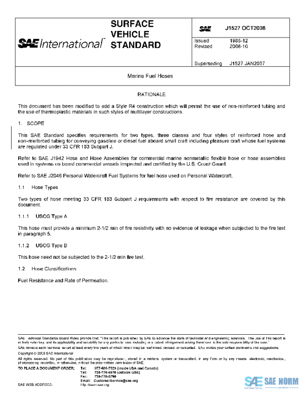 SAE J1527_200810 PDF SAE J1527_200810 PDF