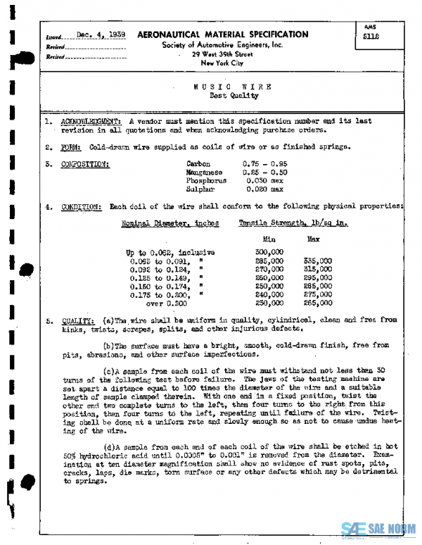 SAE AMS5112 PDF SAE AMS5112 PDF