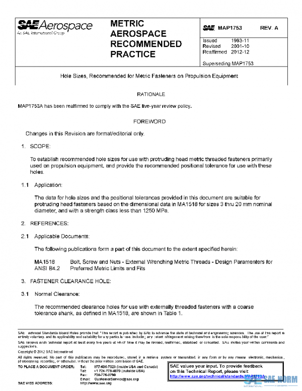 SAE MAP1753A PDF