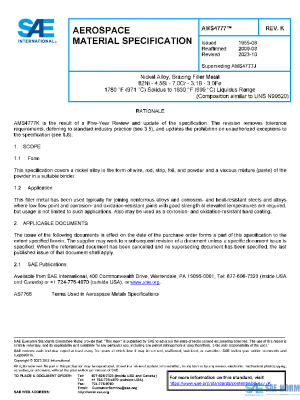 SAE AMS4777K PDF
