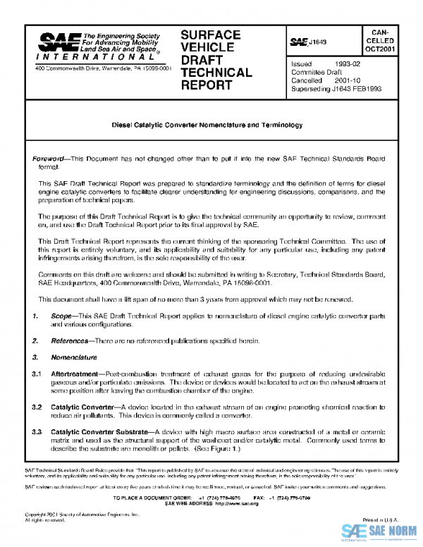 SAE J1643_200110 PDF SAE J1643_200110 PDF