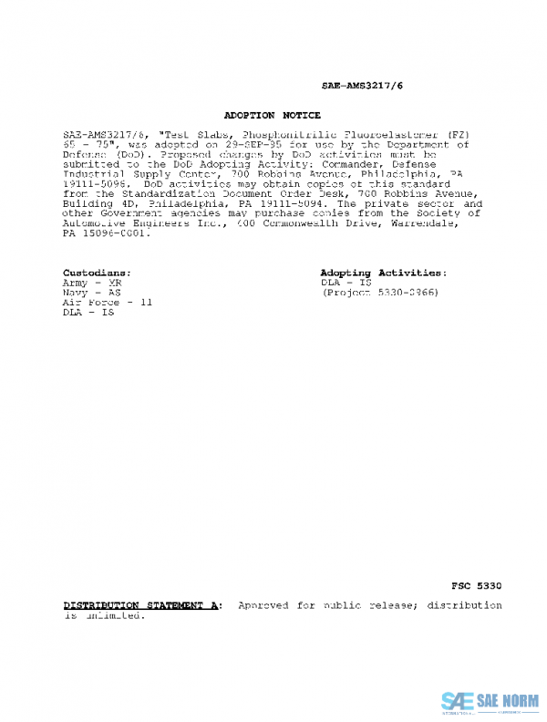 SAE AMS3217/6 PDF SAE AMS3217/6 PDF