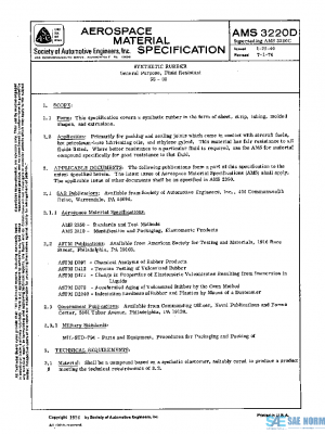 SAE AMS3220D PDF