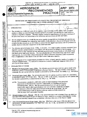 SAE ARP1071 PDF