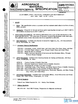SAE AMS5608A PDF