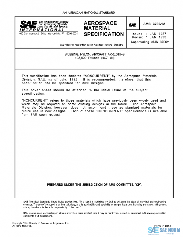 SAE AMS3796/1A PDF
