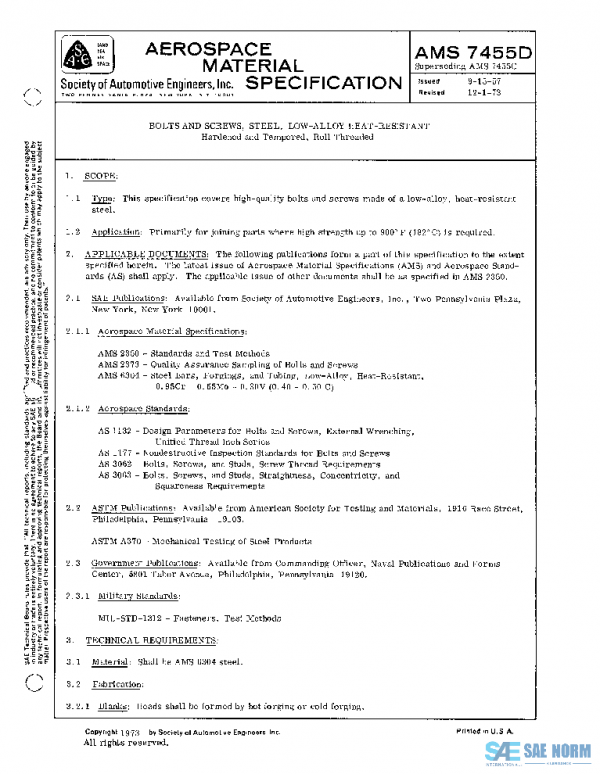 SAE AMS7455D PDF