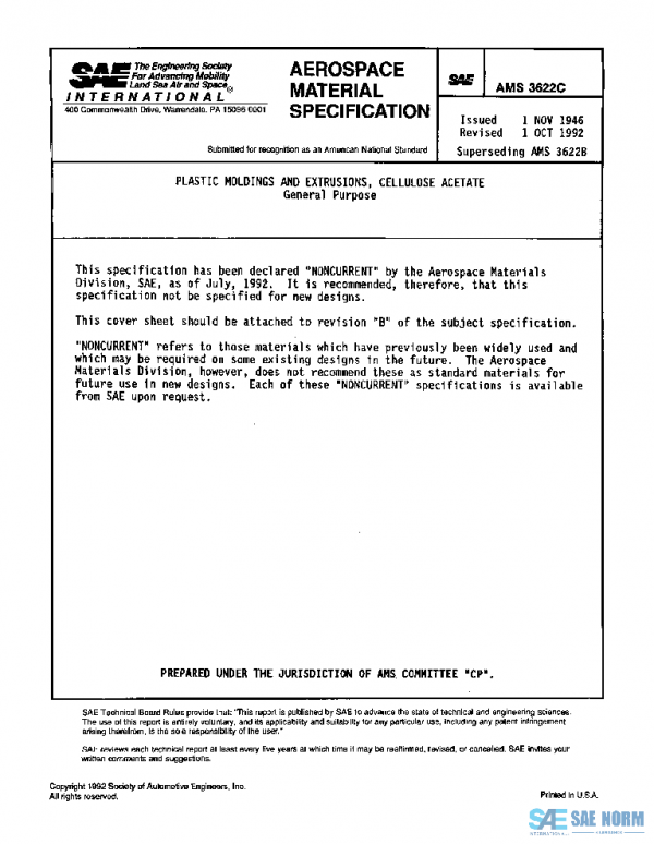 SAE AMS3622C PDF