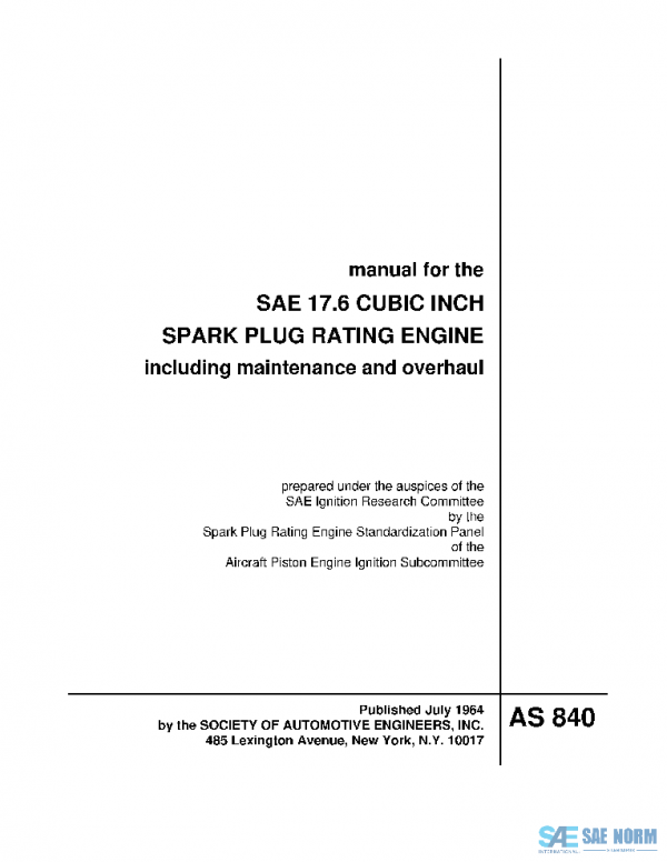SAE AS840 PDF