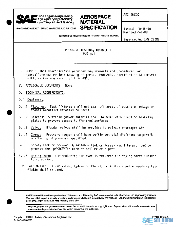 SAE AMS2620C PDF SAE AMS2620C PDF