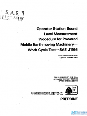 SAE J1166_197612 PDF