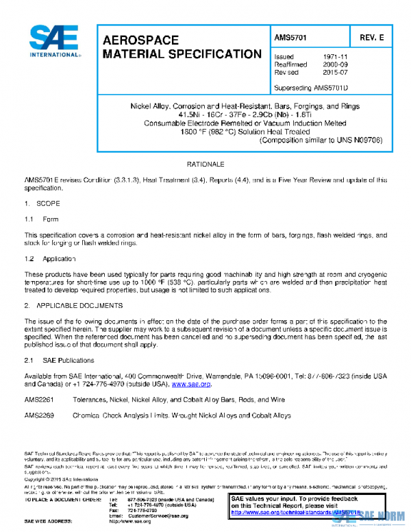 SAE AMS5701E PDF