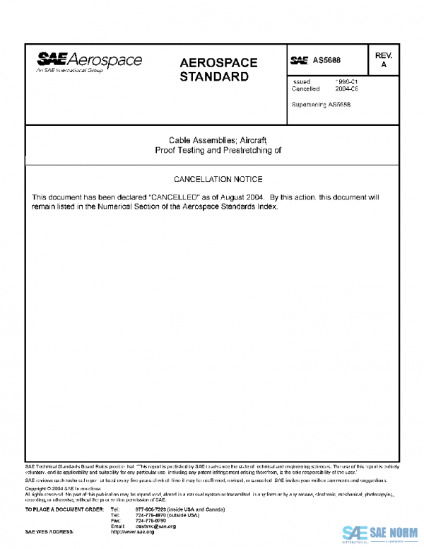 SAE AS5688A PDF