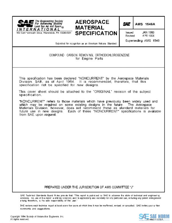 SAE AMS1546A PDF SAE AMS1546A PDF