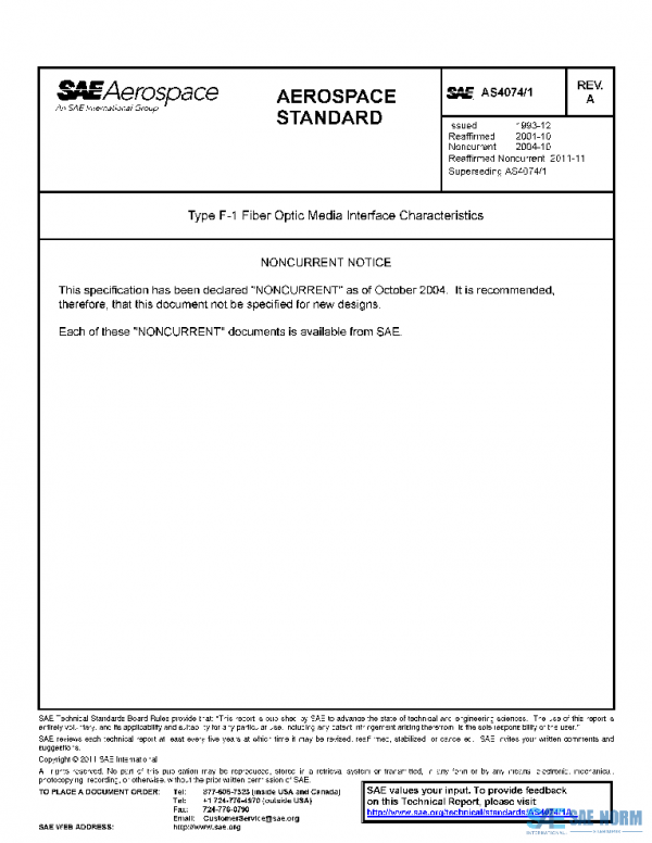 SAE AS4074/1A PDF