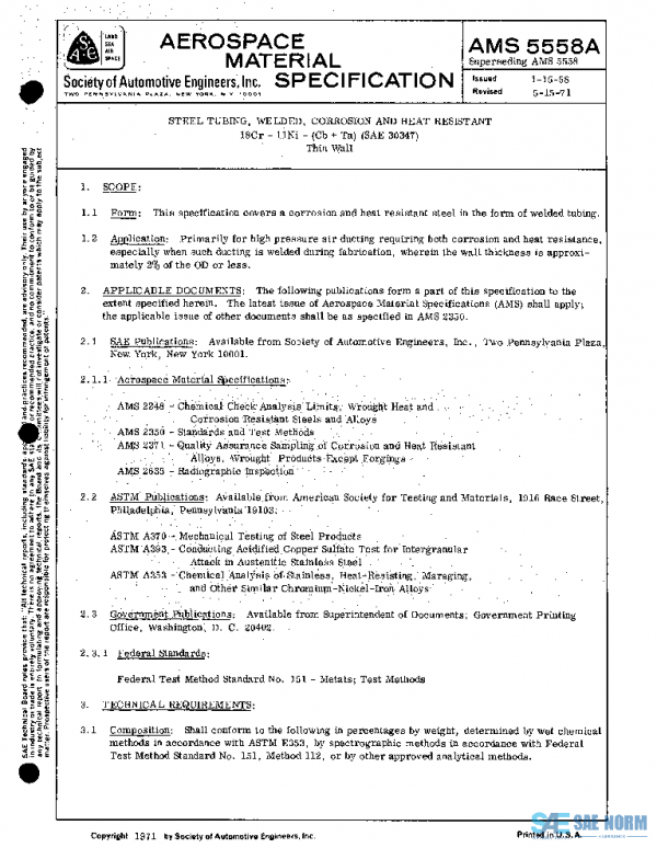 SAE AMS5558A PDF