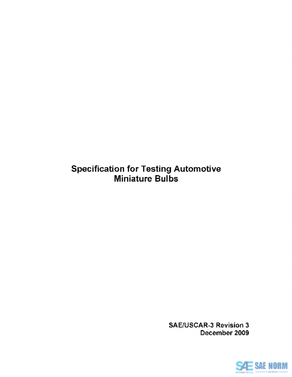 SAE USCAR3-3 PDF