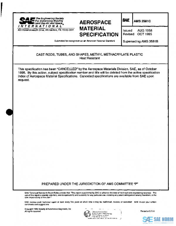 SAE AMS3581C PDF