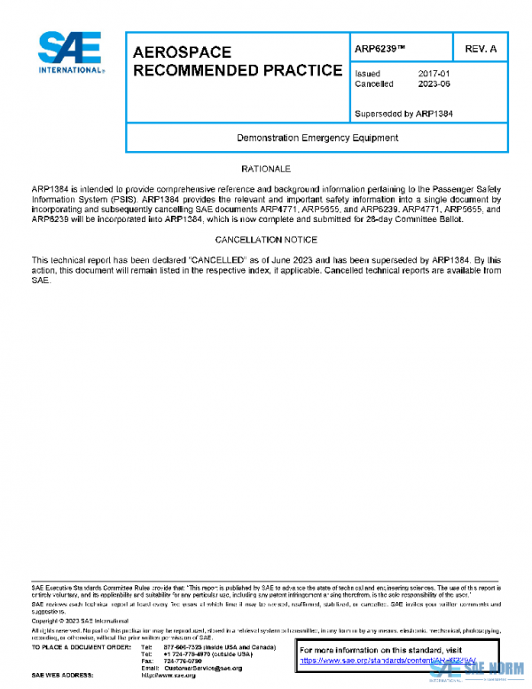 SAE ARP6239A PDF SAE ARP6239A PDF