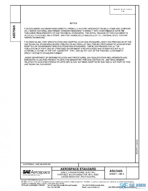 SAE AS5756/5 PDF