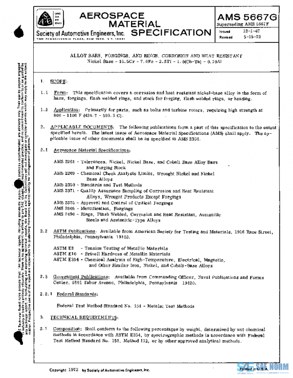 SAE AMS5667G PDF