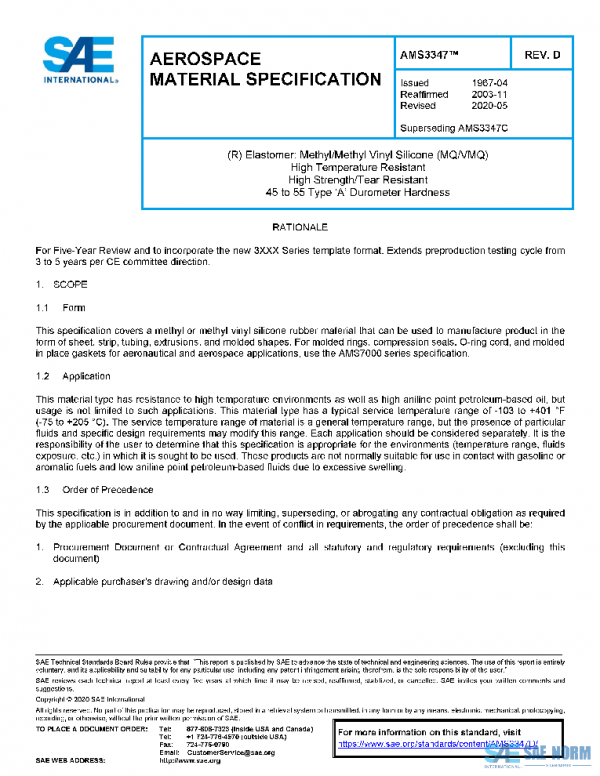 SAE AMS3347D PDF SAE AMS3347D PDF