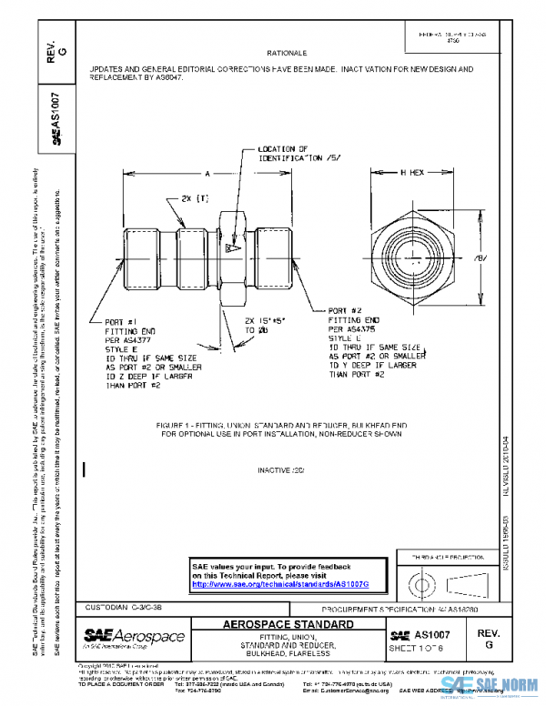 SAE AS1007G PDF SAE AS1007G PDF