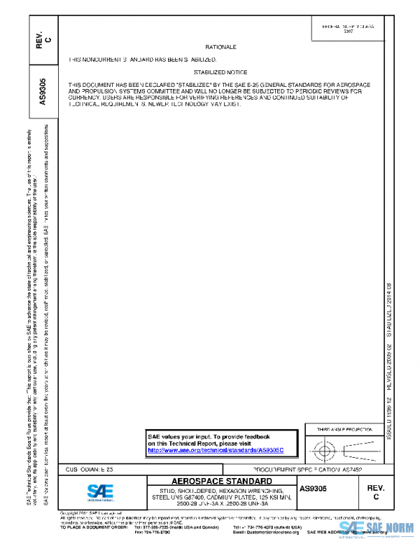 SAE AS9305C PDF