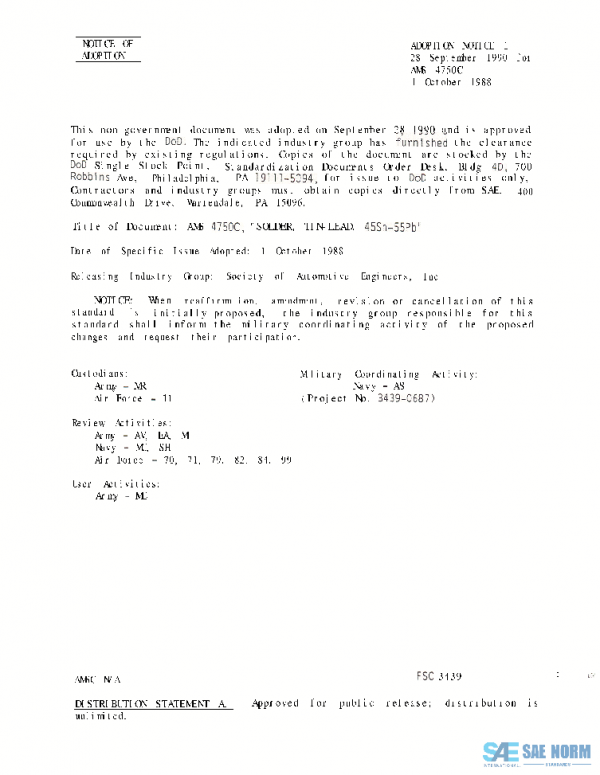 SAE AMS4750C PDF