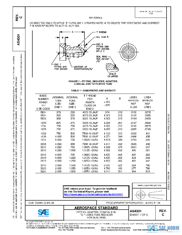 SAE AS4301C PDF SAE AS4301C PDF