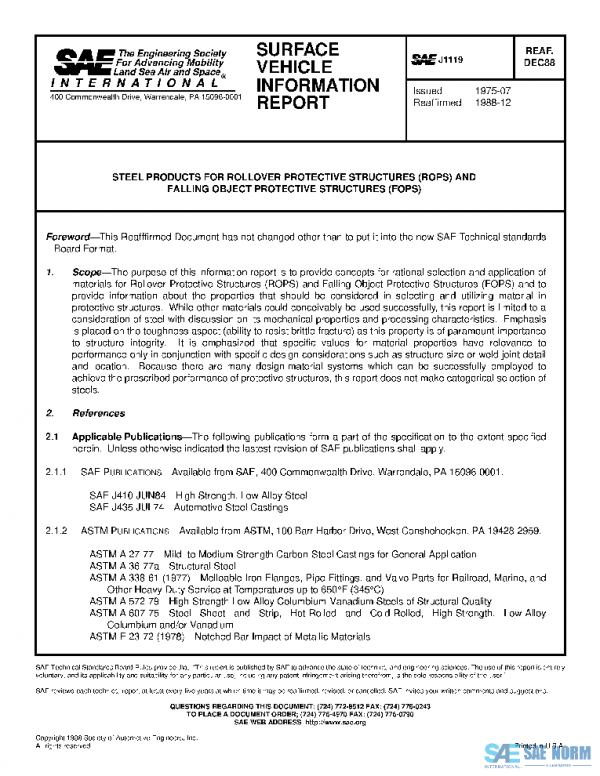 SAE J1119_198812 PDF