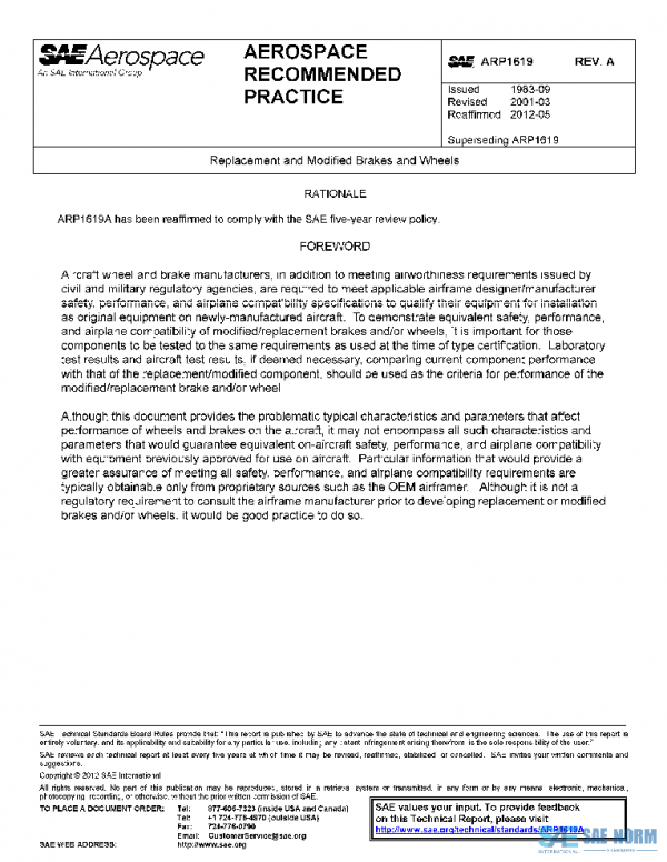 SAE ARP1619A PDF