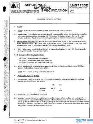 SAE AMS7730B PDF