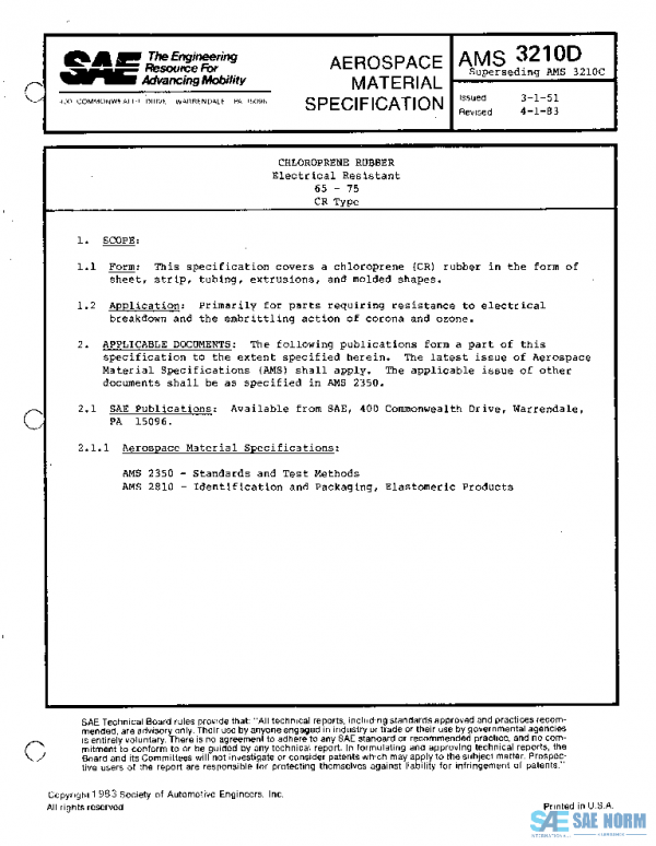 SAE AMS3210D PDF