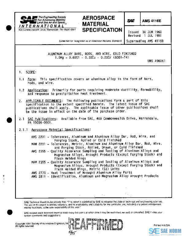 SAE AMS4116E PDF