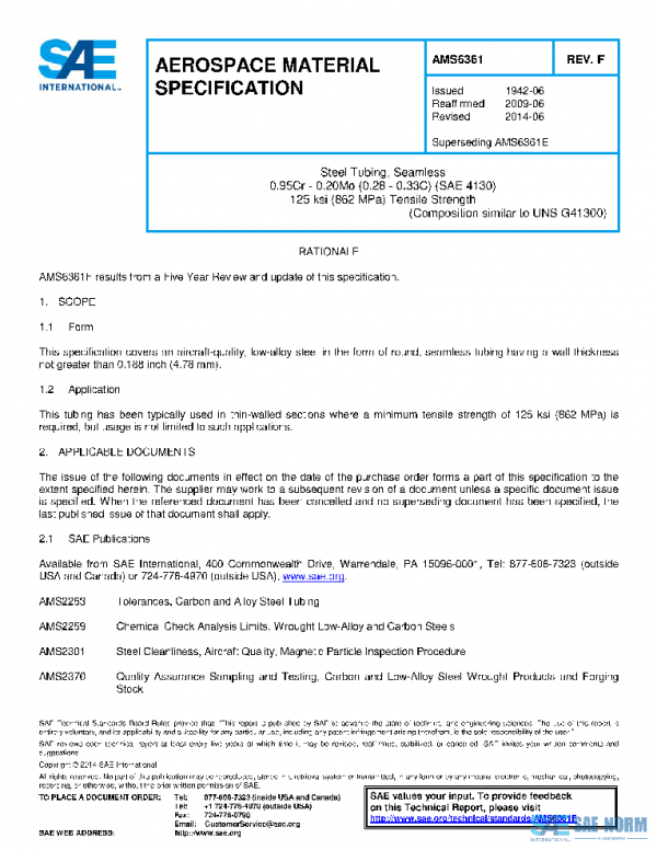 SAE AMS6361F PDF